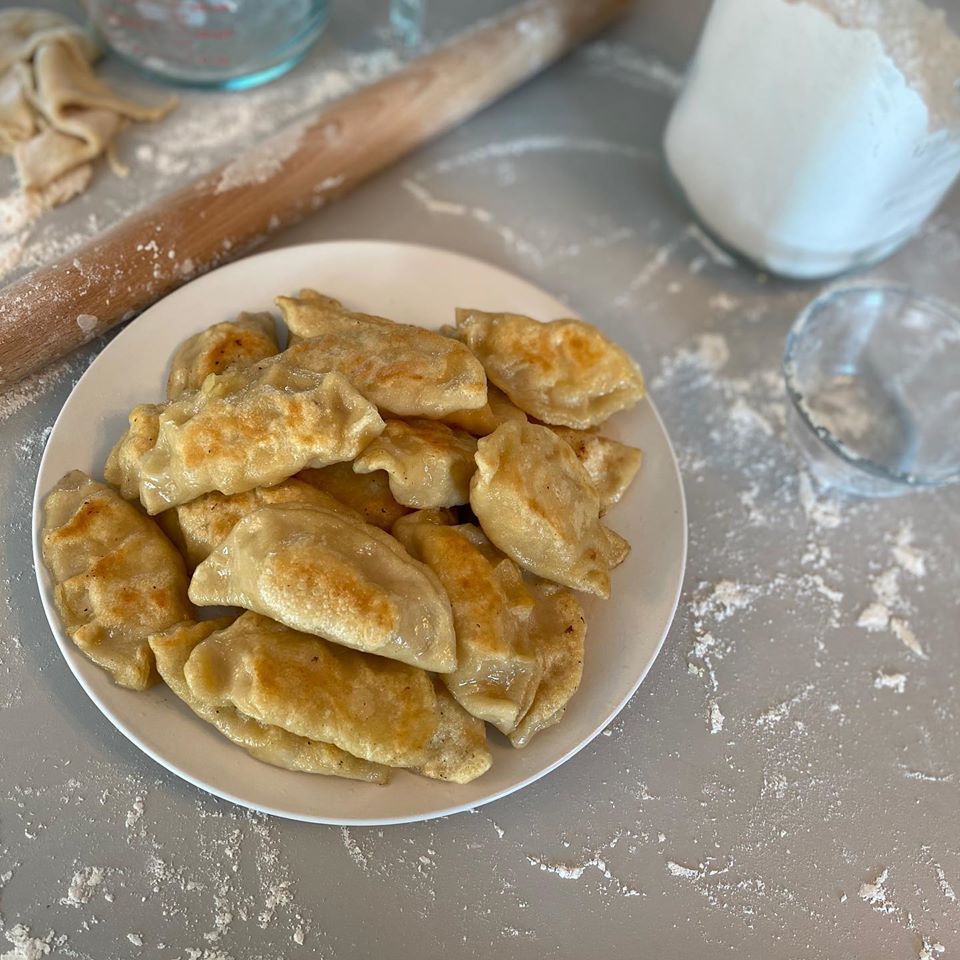 Cheesy Bacon Potato&nbsp;Pierogies