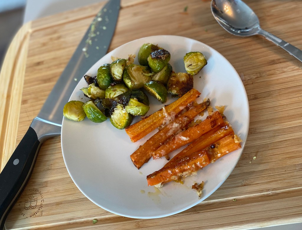 Roasted Brussel Sprouts &&nbsp;Carrots